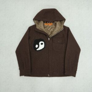 Fuzzy Balance Jacket - Brown