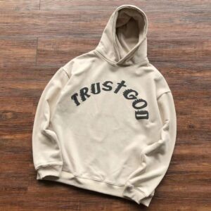 Trust God Off White Hoodie