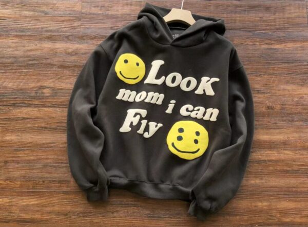 Look Mom I Can Fly Black Hoodie