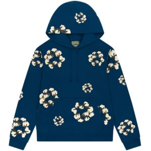 Denim Tears x CPFM Cactus Tears Wreath Hoodie Navy