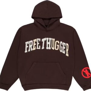 Travis Scott x Cactus Plant Flea Market Free Thugger Hoodie Brown