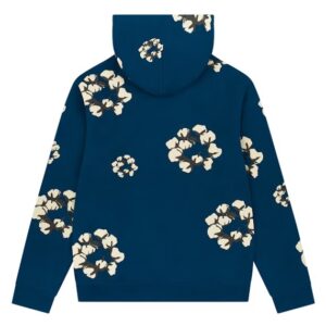 Denim Tears x CPFM Cactus Tears Wreath Hoodie Navy
