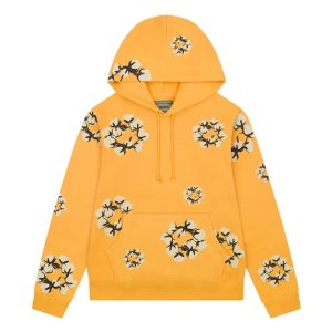 Denim Tears x CPFM Cactus Tears Wreath Yellow Hoodie
